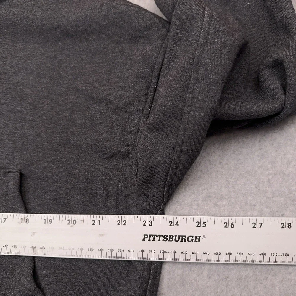 Everlane Charcoal Organic Cotton Cropped Zip Hoodie - Picture 5 of 7